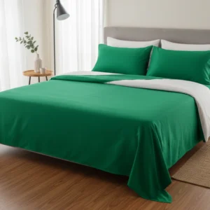 King Size Solid Color Cotton Bedsheet