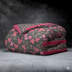 Navy-Pink King Size Comforter
