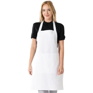 WHITE KITCHEN APRON