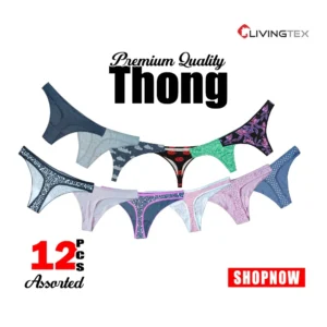 12 PCS LADIES UNDERWEAR THONG